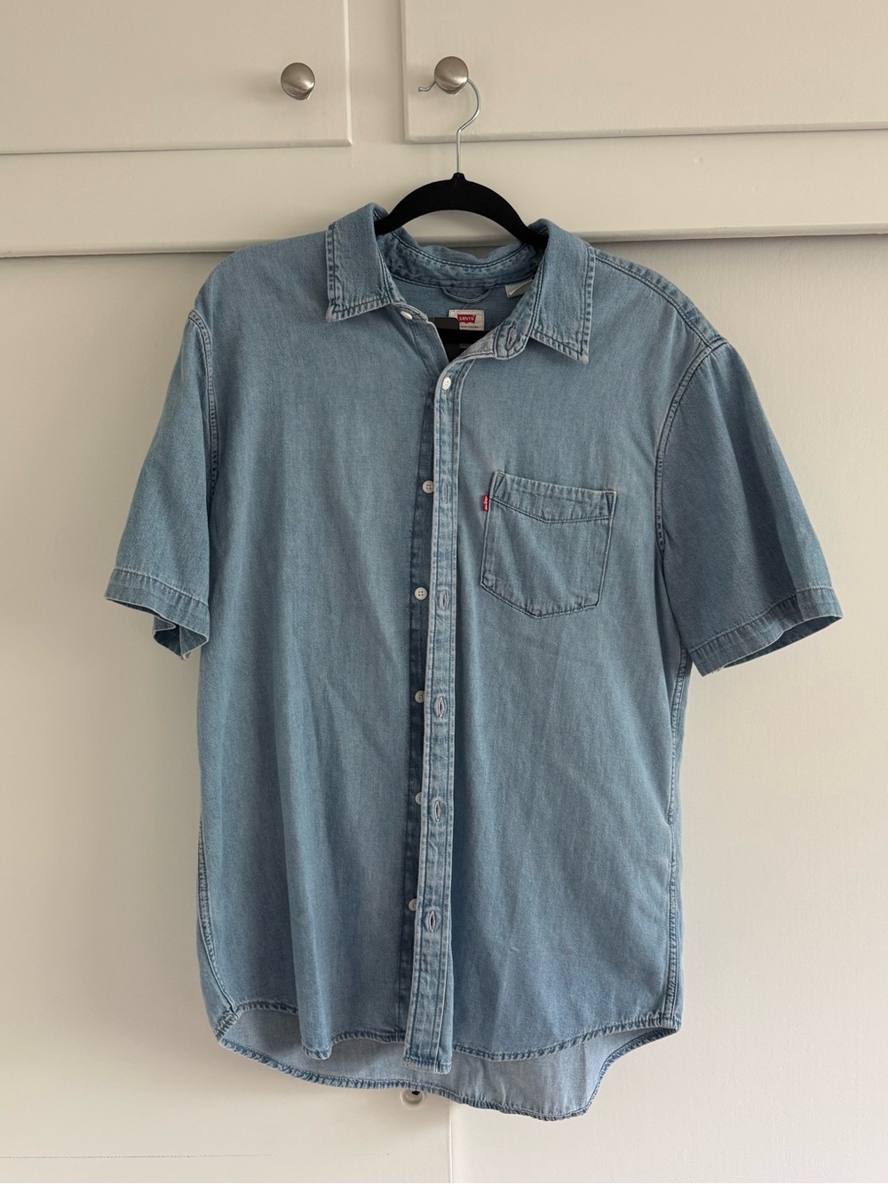 Levi's Short Sleeve Denim Button-Up Shirt